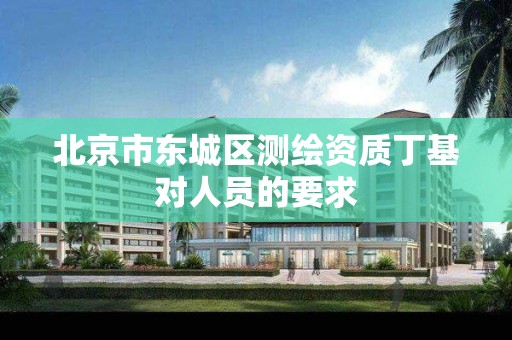 北京市东城区测绘资质丁基对人员的要求 北京市东城区测绘资质丁基对人员的要求