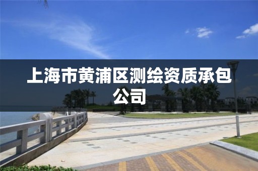 上海市黄浦区测绘资质承包公司 上海市黄浦区测绘资质承包公司