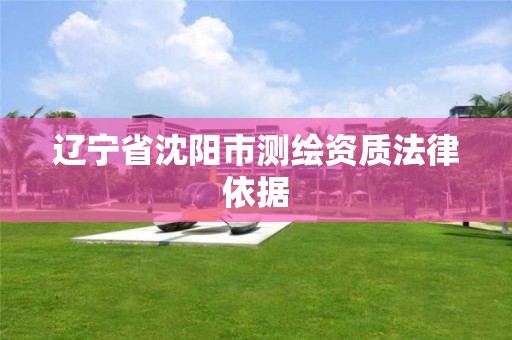 辽宁省沈阳市测绘资质法律依据