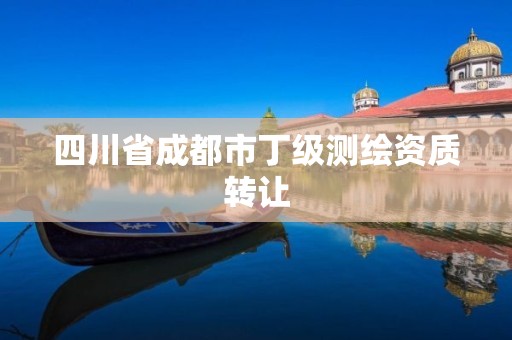 四川省成都市丁级测绘资质转让