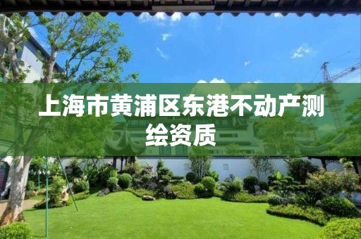 上海市黄浦区东港不动产测绘资质