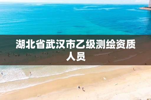 湖北省武汉市乙级测绘资质人员