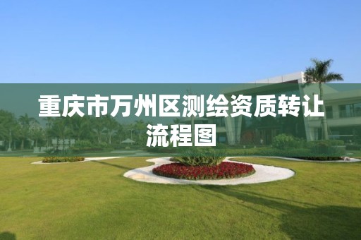 重庆市万州区测绘资质转让流程图