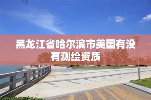 黑龙江省哈尔滨市美国有没有测绘资质 黑龙江省哈尔滨市美国有没有测绘资质
