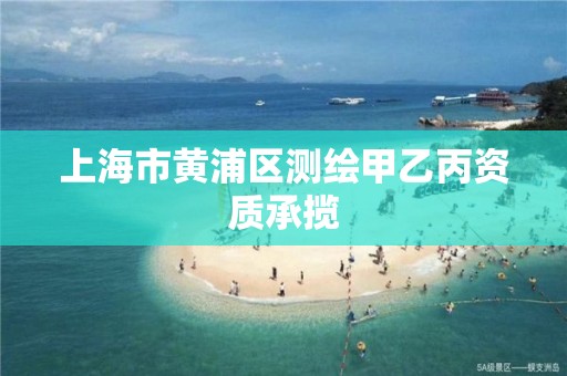 上海市黄浦区测绘甲乙丙资质承揽 上海市黄浦区测绘甲乙丙资质承揽