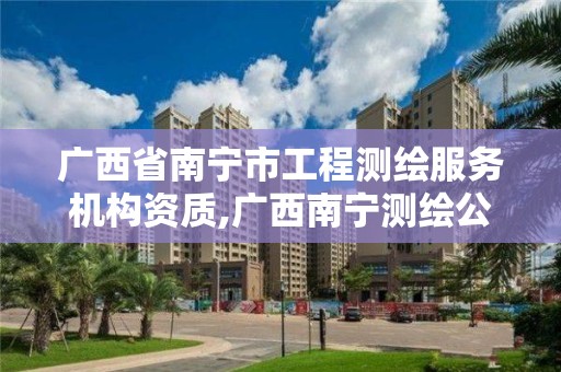 广西省南宁市工程测绘服务机构资质,广西南宁测绘公司排名