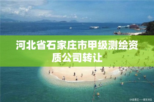 河北省石家庄市甲级测绘资质公司转让