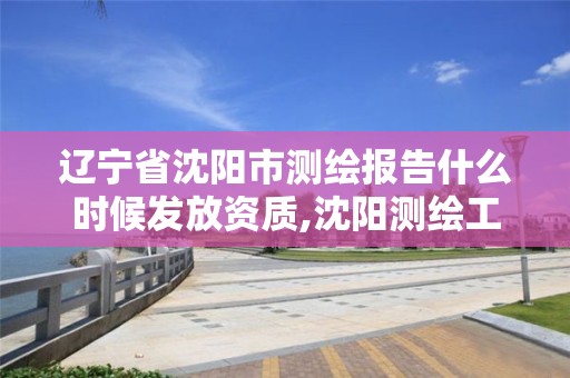 辽宁省沈阳市测绘报告什么时候发放资质,沈阳测绘工资。