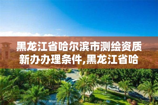 黑龙江省哈尔滨市测绘资质新办办理条件,黑龙江省哈尔滨市测绘局 黑龙江省哈尔滨市测绘资质新办办理条件,黑龙江省哈尔滨市测绘局