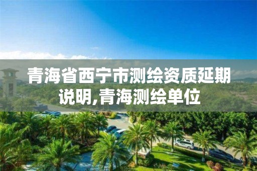 青海省西宁市测绘资质延期说明,青海测绘单位