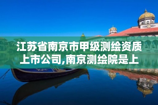 江苏省南京市甲级测绘资质上市公司,南京测绘院是上市公司吗