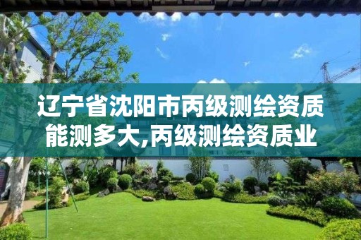 辽宁省沈阳市丙级测绘资质能测多大,丙级测绘资质业务范围