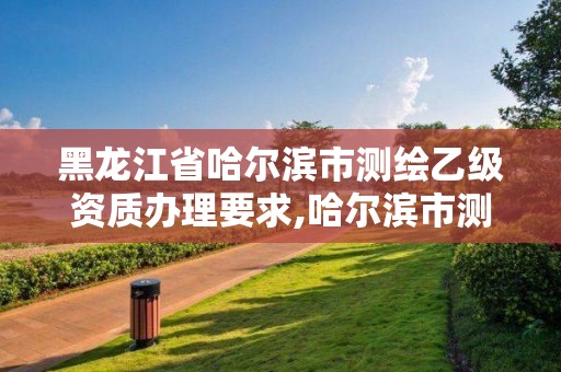 黑龙江省哈尔滨市测绘乙级资质办理要求,哈尔滨市测绘院