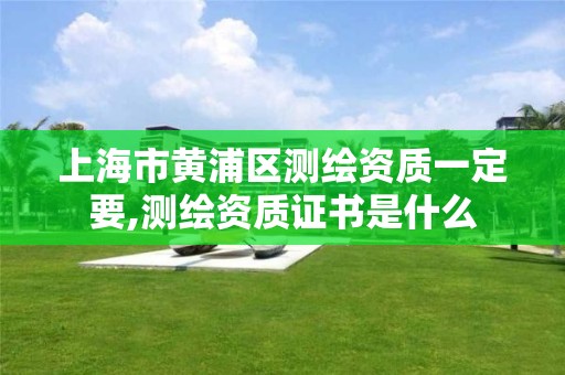 上海市黄浦区测绘资质一定要,测绘资质证书是什么