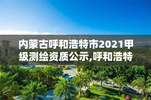 内蒙古呼和浩特市2021甲级测绘资质公示,呼和浩特测绘公司排名 内蒙古呼和浩特市2021甲级测绘资质公示,呼和浩特测绘公司排名