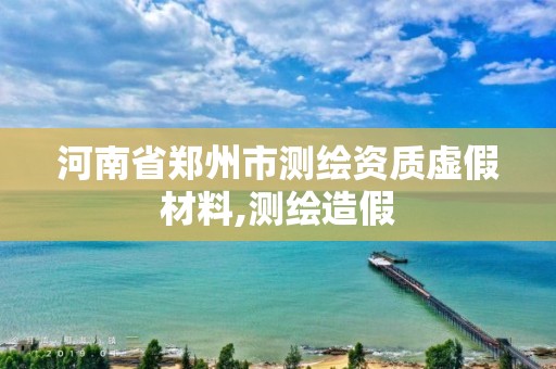 河南省郑州市测绘资质虚假材料,测绘造假 河南省郑州市测绘资质虚假材料,测绘造假