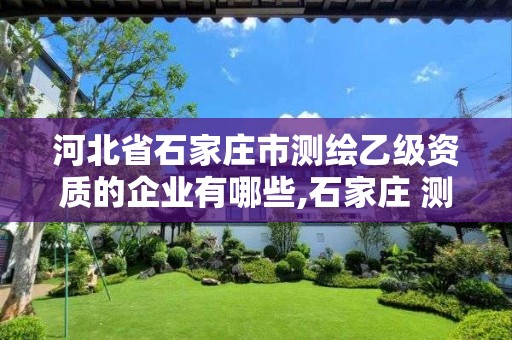 河北省石家庄市测绘乙级资质的企业有哪些,石家庄 测绘。