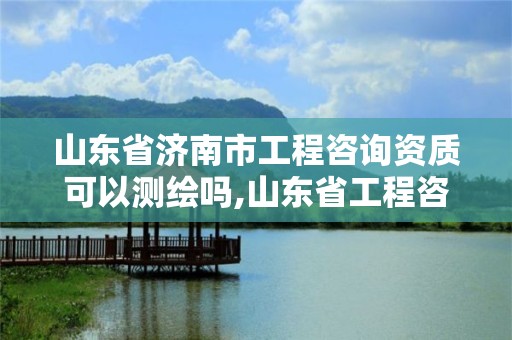 山东省济南市工程咨询资质可以测绘吗,山东省工程咨询企业排名