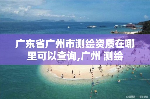 广东省广州市测绘资质在哪里可以查询,广州 测绘