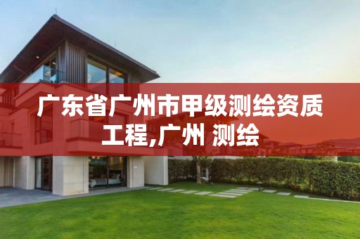 广东省广州市甲级测绘资质工程,广州 测绘