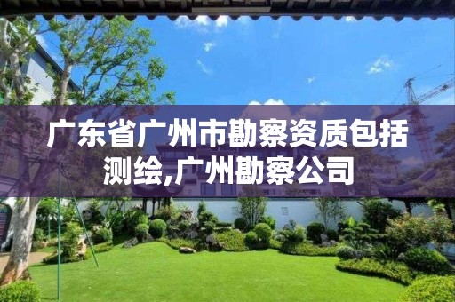 广东省广州市勘察资质包括测绘,广州勘察公司