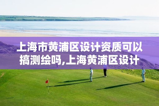上海市黄浦区设计资质可以搞测绘吗,上海黄浦区设计院
