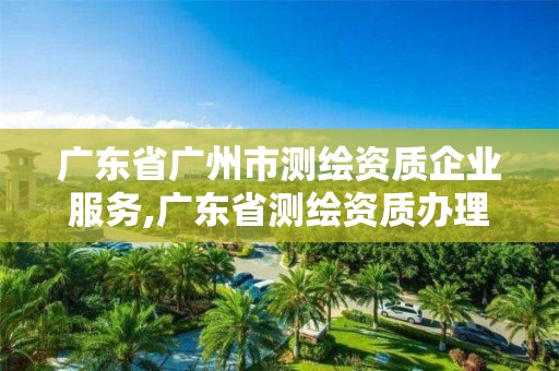 广东省广州市测绘资质企业服务,广东省测绘资质办理流程