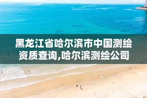 黑龙江省哈尔滨市中国测绘资质查询,哈尔滨测绘公司电话