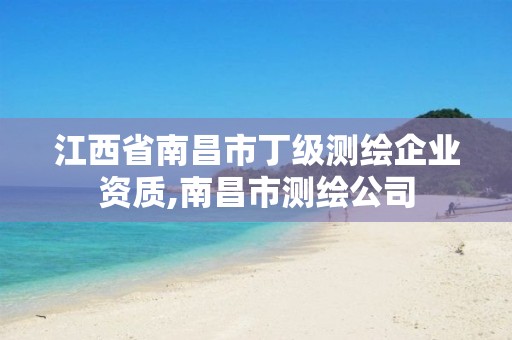 江西省南昌市丁级测绘企业资质,南昌市测绘公司
