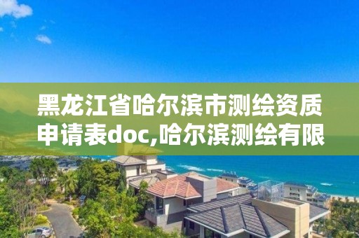 黑龙江省哈尔滨市测绘资质申请表doc,哈尔滨测绘有限公司