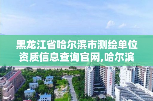 黑龙江省哈尔滨市测绘单位资质信息查询官网,哈尔滨市测绘公司。