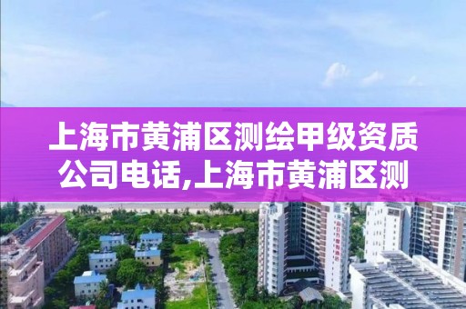 上海市黄浦区测绘甲级资质公司电话,上海市黄浦区测绘甲级资质公司电话是多少