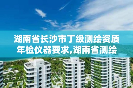 湖南省长沙市丁级测绘资质年检仪器要求,湖南省测绘资质查询