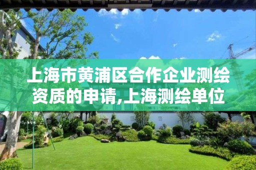 上海市黄浦区合作企业测绘资质的申请,上海测绘单位。