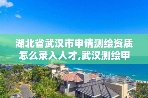 湖北省武汉市申请测绘资质怎么录入人才,武汉测绘甲级资质公司