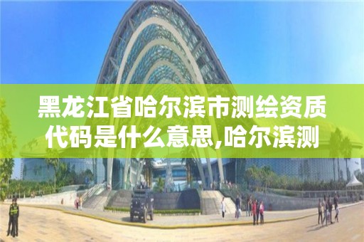 黑龙江省哈尔滨市测绘资质代码是什么意思,哈尔滨测绘局幼儿园是民办还是公办。