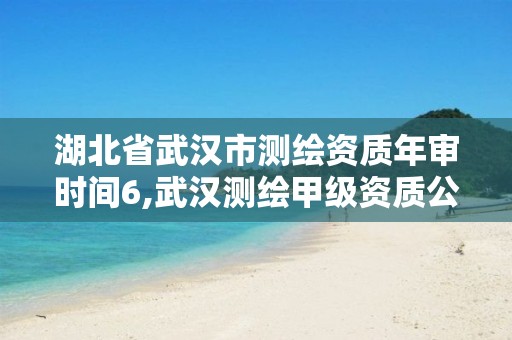 湖北省武汉市测绘资质年审时间6,武汉测绘甲级资质公司