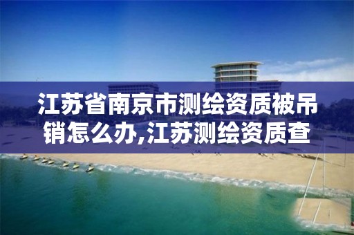 江苏省南京市测绘资质被吊销怎么办,江苏测绘资质查询