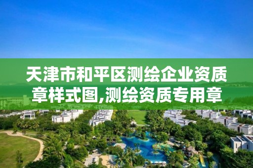 天津市和平区测绘企业资质章样式图,测绘资质专用章样式图。