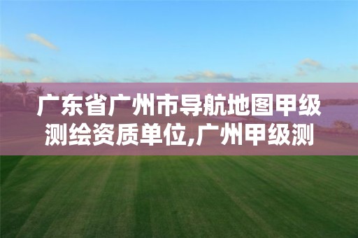 广东省广州市导航地图甲级测绘资质单位,广州甲级测绘公司