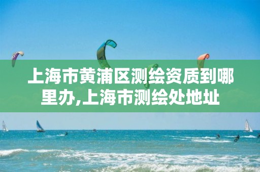 上海市黄浦区测绘资质到哪里办,上海市测绘处地址