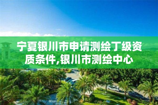 宁夏银川市申请测绘丁级资质条件,银川市测绘中心