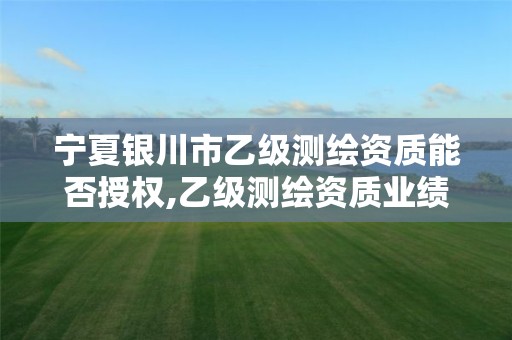 宁夏银川市乙级测绘资质能否授权,乙级测绘资质业绩要求