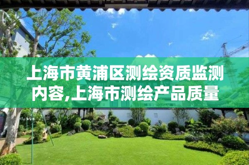 上海市黄浦区测绘资质监测内容,上海市测绘产品质量监督检验站