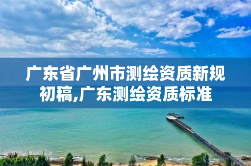 广东省广州市测绘资质新规初稿,广东测绘资质标准