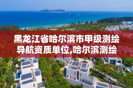 黑龙江省哈尔滨市甲级测绘导航资质单位,哈尔滨测绘勘察研究院怎么样 黑龙江省哈尔滨市甲级测绘导航资质单位,哈尔滨测绘勘察研究院怎么样