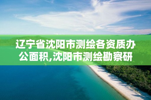 辽宁省沈阳市测绘各资质办公面积,沈阳市测绘勘察研究院