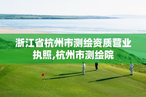 浙江省杭州市测绘资质营业执照,杭州市测绘院