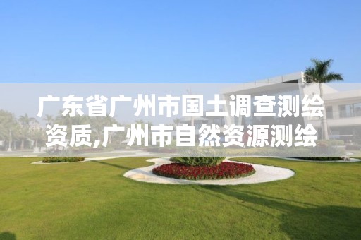 广东省广州市国土调查测绘资质,广州市自然资源测绘