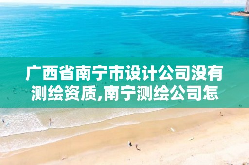 广西省南宁市设计公司没有测绘资质,南宁测绘公司怎么收费标准
